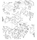 Part Location Diagram of 179717X550 Husqvarna Footrest Pnt Rh Perf